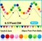 Citrus; 4 Pack 26.3 Ft Rainbow Pom Pom Garland Decorations with 120 Felt Balls Colorful Hanging Banner for Classroom Birthday Christmas Tree Party Home Decor; Category:Spring Floral Garlands; Image:4